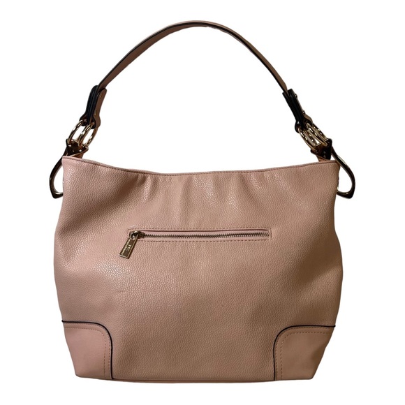 NX Noble Exchange Pink Pebbled Vegan Leather Shoulder Bag - Picture 3 of 13